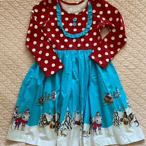 Eleanor Rose Red and White Polka Dot Dress